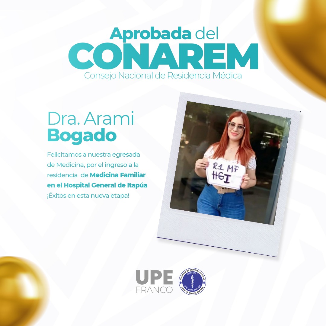 Orgullo UPE: Aprobados CONAREM - Medicina